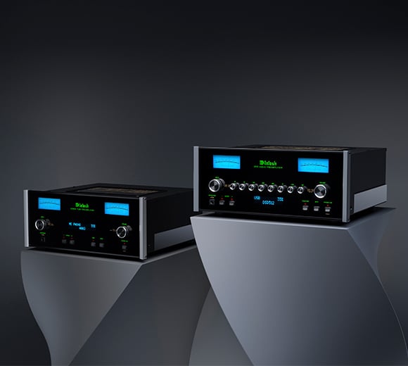 McIntosh C55 and C2800 Preamplifiers