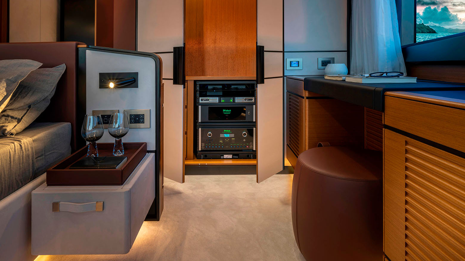 McIntosh amplifiers and Wally yachts