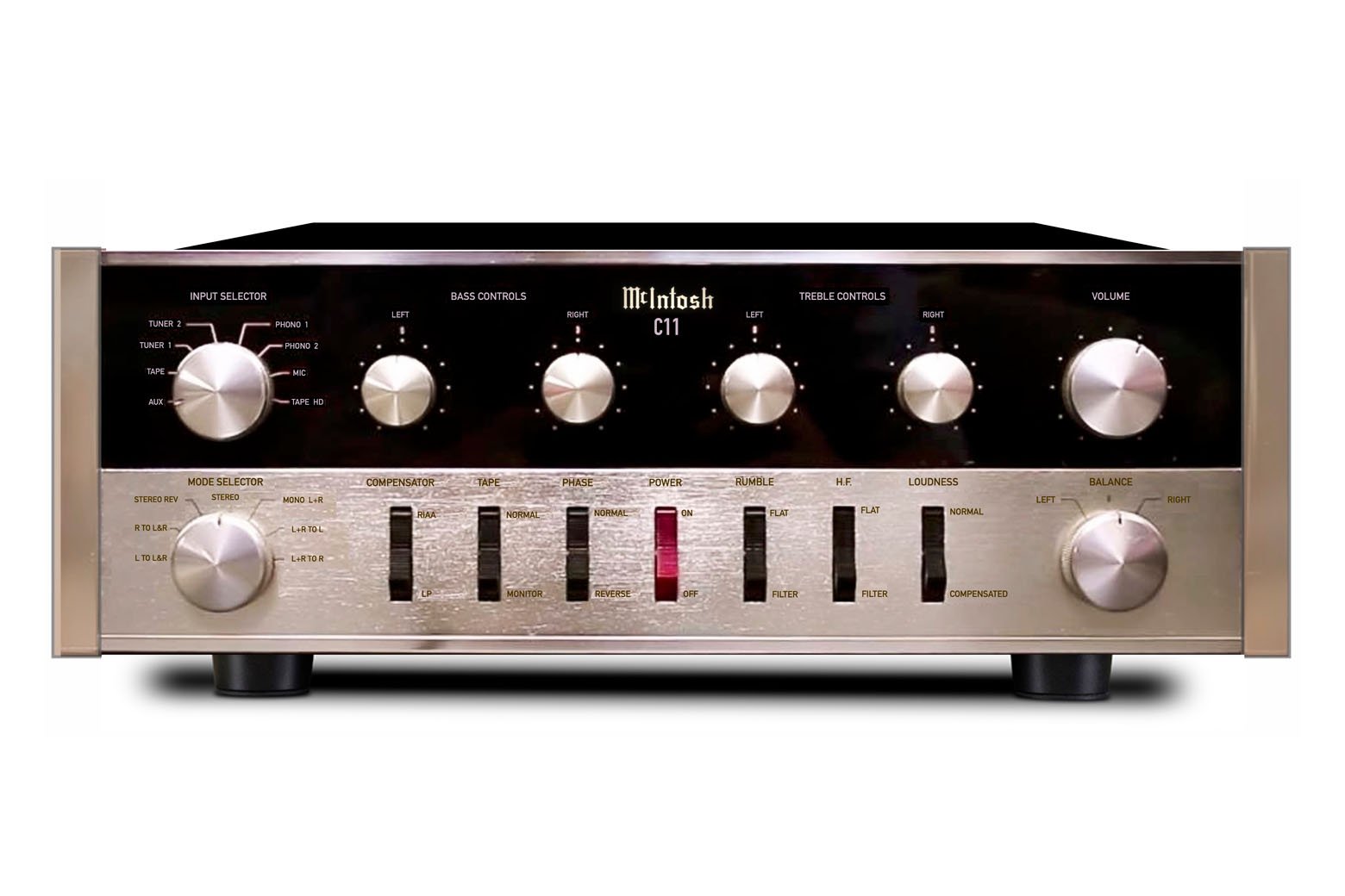 McIntosh C11 2-Channel Vacuum Tube Preamplifier