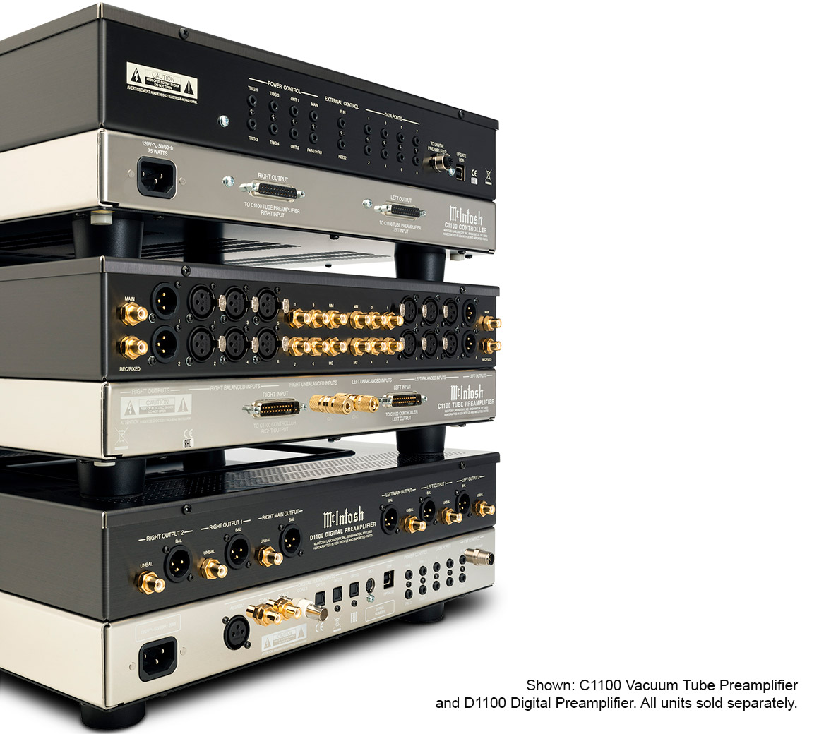 McIntosh C1100 and D1100 Preamplifiers