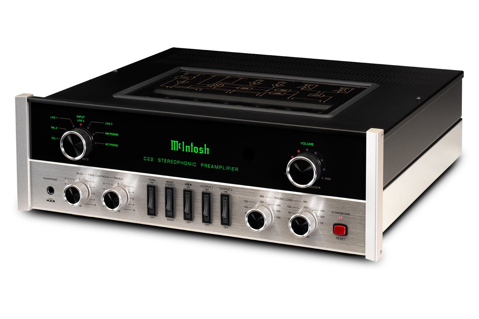 McIntosh C22 2-Channel Vacuum Tube Preamplifier Mk V