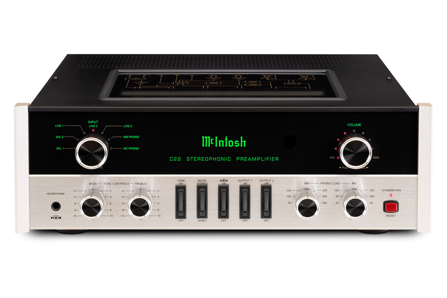 McIntosh C22 2-Channel Vacuum Tube Preamplifier Mk V