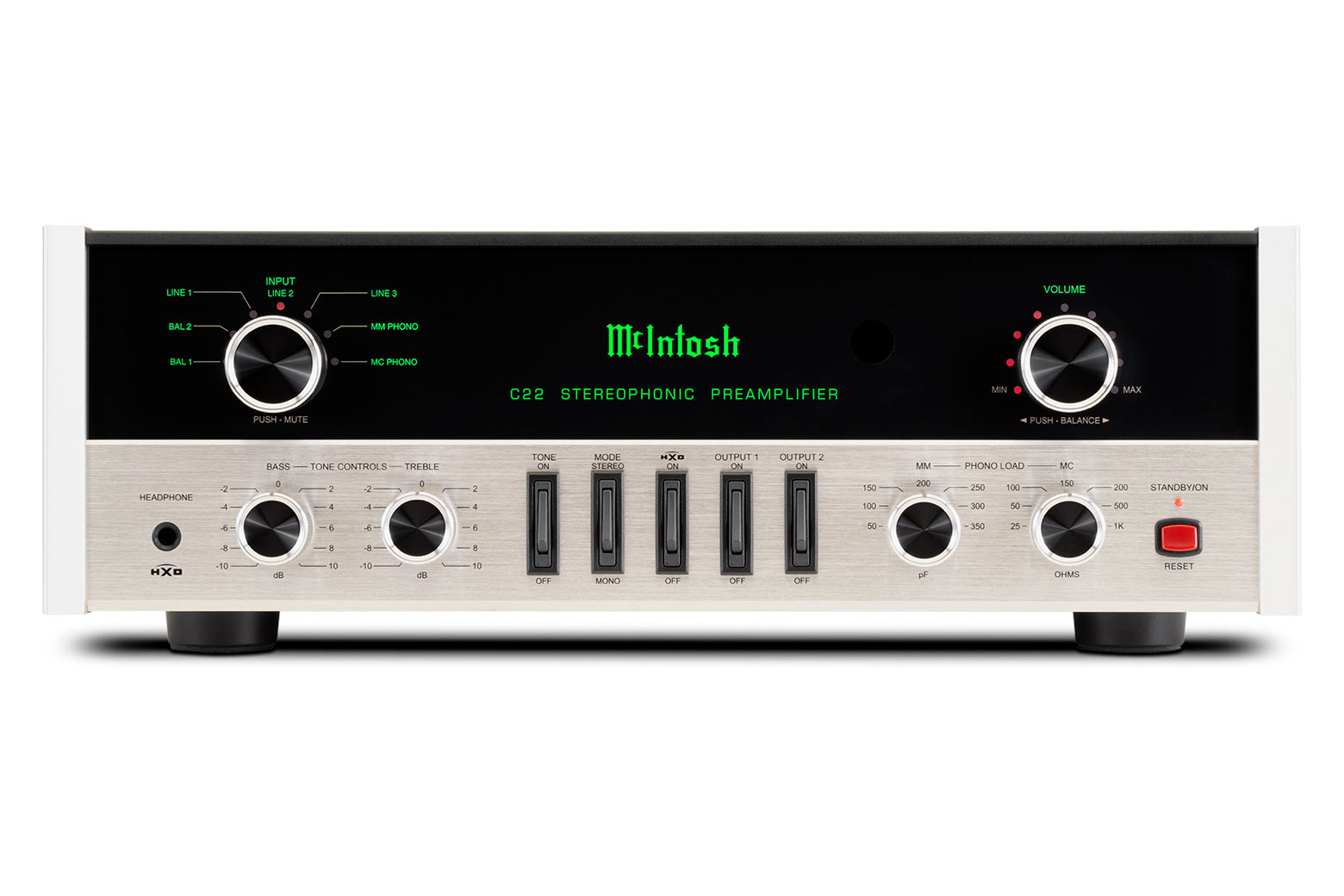 McIntosh C22 2-Channel Vacuum Tube Preamplifier Mk V