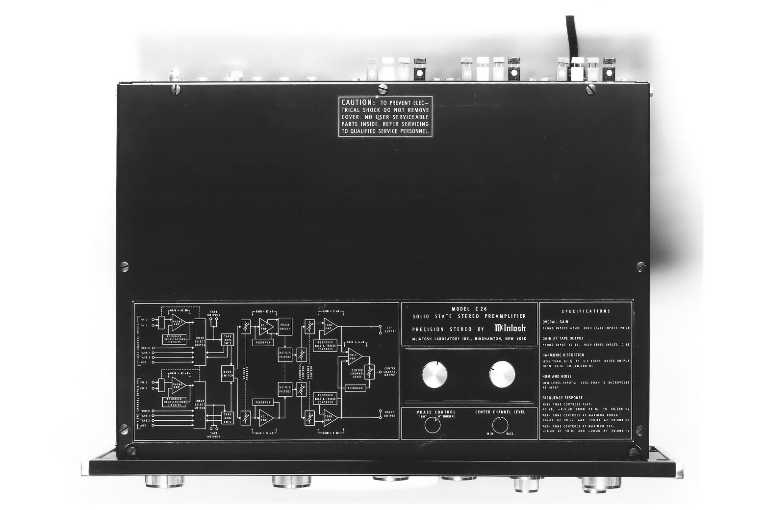 McIntosh C26 2-Channel Solid State Preamplifier