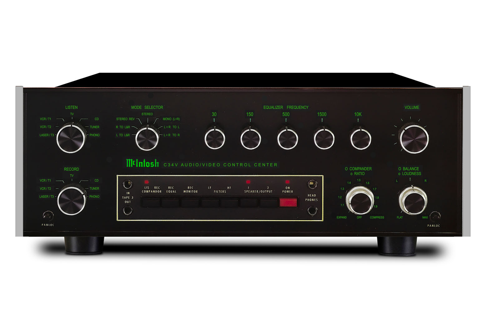McIntosh C34V 2-Channel Solid State Audio/Video Control Center