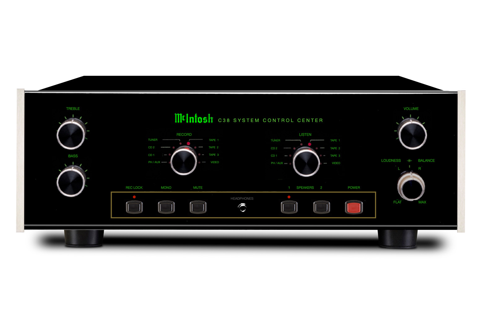 McIntosh C38 2-Channel Solid State System Control Center