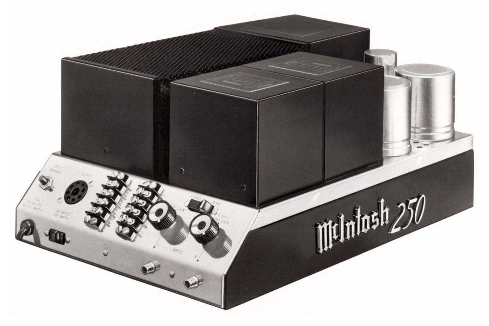 McIntosh 粘り強い mc-250ステレオパワーアンプ美品