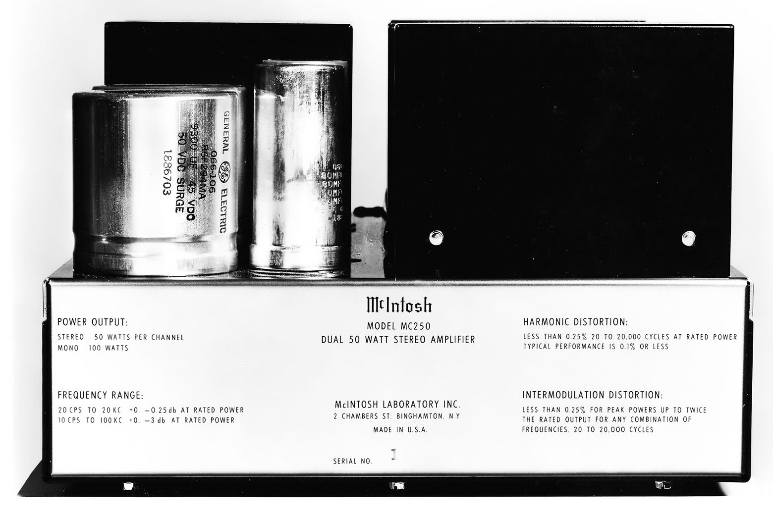 McIntosh MC250 Amplifier